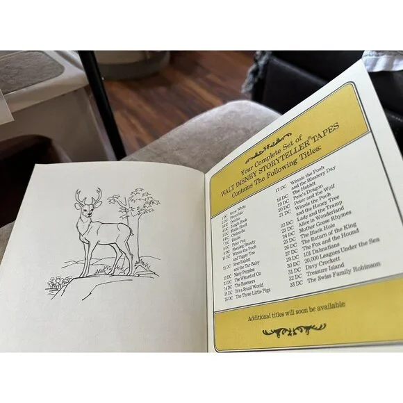 Walt Disney Bambi Read Along‎ Book ONLY NO Cassette Tape Excellent 1977 - Picture 16 of 16